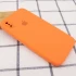 Чехол Silicone Case Square с защитой камеры для Apple iPhone XS Max (6.5") – Оранжевый / Papaya. Фото 2 из 3