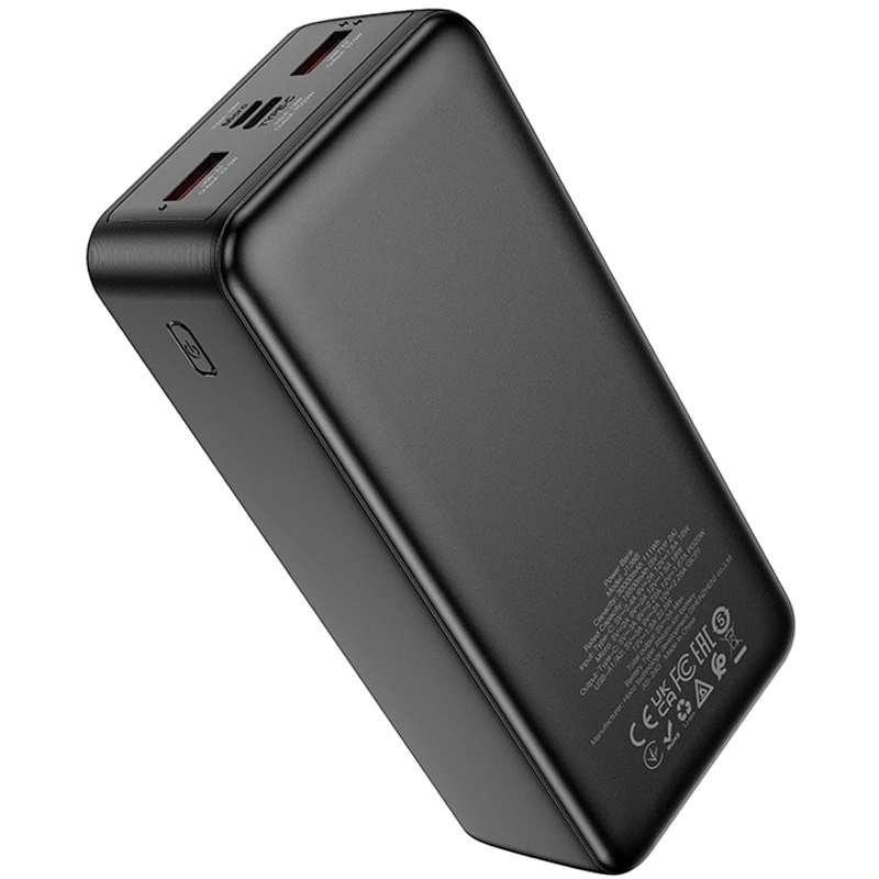 Портативное ЗУ Power Bank Hoco J136B Sirui 22.5W+PD20W 30000 mAh – Black. Фото 3 из 5