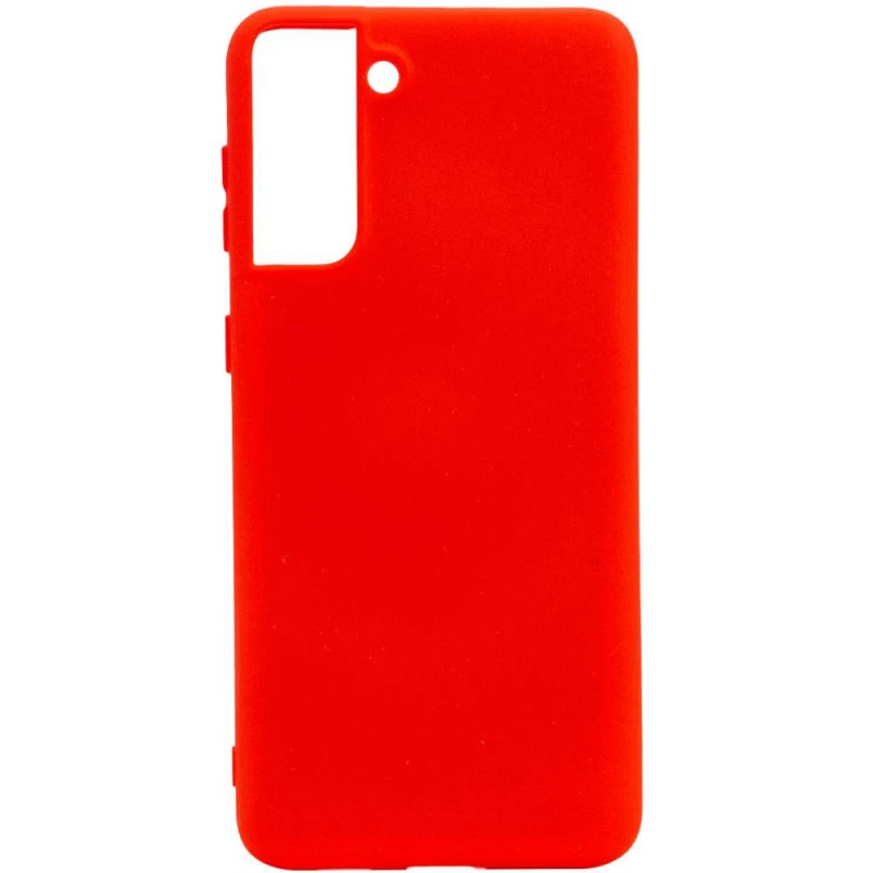 

Чохол Silicone Case без лого на Samsung Galaxy S21+ (Червоний / Red)
