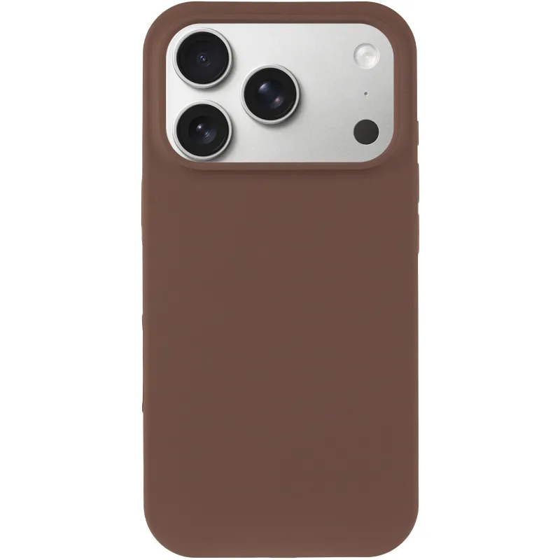 Чехол Silk Full Protective (AA) NO LOGO для Apple iPhone 17 Pro (6.3") – Коричневый / Brown. Фото 3 из 7