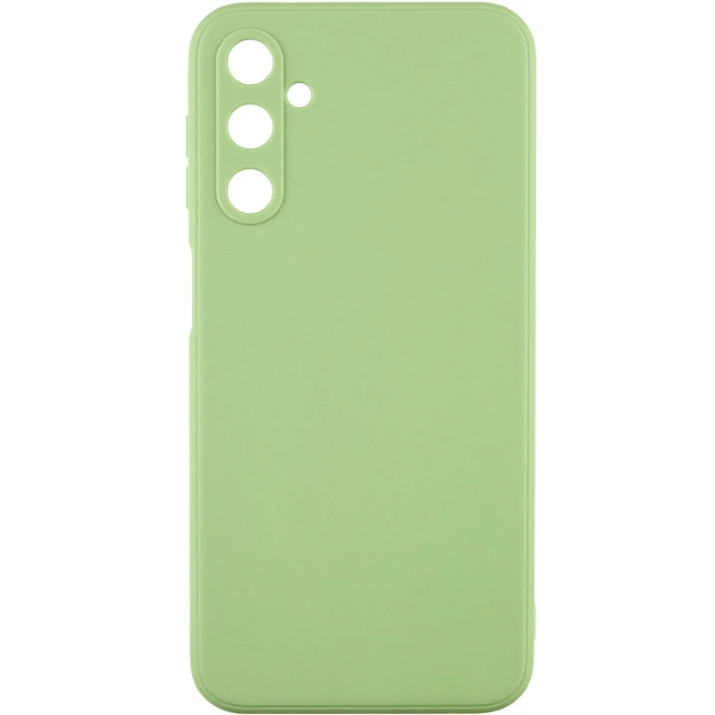 Кольоровий силіконовий чохол із захистом камери на Samsung Galaxy A24 4G – Фісташковий. Фото 2 з 6