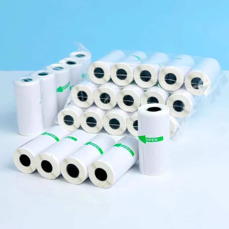 Набір самоклеящейся термобумаги для дитячого фотоаппарата і принтера (5шт) – White. Фото 2 з 5