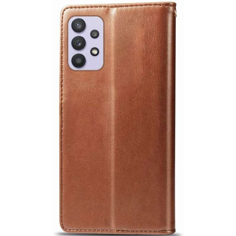 Чехол-книжка GETMAN Gallant  для Samsung Galaxy A13 4G – Коричневый. Фото 2 из 3