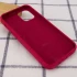 Чохол Silicone Case з закритим низом на Apple iPhone 12 (6.1") – Червоний / Rose Red. Фото 3 з 3