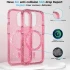 Чохол з блискітками та MagSafe на Apple iPhone 12 Pro Max (6.7") – Pink+Glitter. Фото 2 з 3