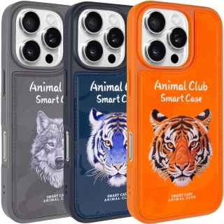 TPU+PC чохол Animal Club для Apple iPhone 16 Pro Max