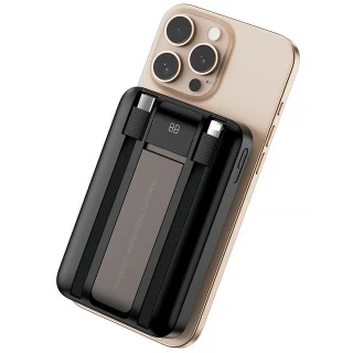 Портативний ЗП Power Bank WIWU Wi-P061 22.5W+PD20W з БЗП+iWatch with cable 10000 mAh фото 1 з 5