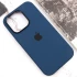 Чохол Silicone Case з металевими кнопками на Apple iPhone 13 Pro (6.1") – Синій / StromBlue. Фото 8 з 9