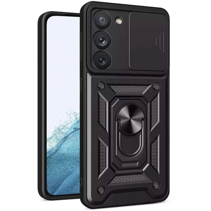 Протиударний чохол Serge Ring з захистом камери на Samsung Galaxy S23+ – Чорний. Фото 3 з 17