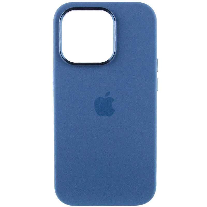 Чохол Silicone Case з металевими кнопками на Apple iPhone 13 Pro (6.1") – Синій / Blue Jay. Фото 3 з 9