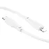Дата кабель Hoco X93 Force Type-C to Lightning 20W (2m) – White. Фото 4 з 6
