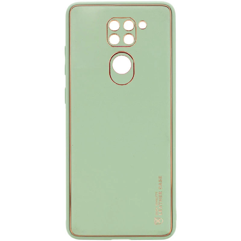 

Кожаный чехол Xshield для Xiaomi Redmi Note 9 / Redmi 10X (Зеленый / Pistachio), Зелений / pistachio