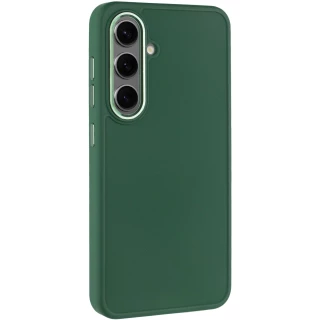 TPU чехол Bonbon с металлическими кнопками для Samsung Galaxy S23+ — Зеленый / Army green