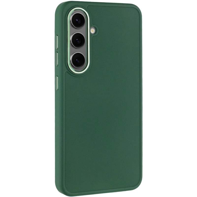 TPU чохол Bonbon з металевими кнопками на Samsung Galaxy S23 – Зелений / Army green. Фото 2 з 12