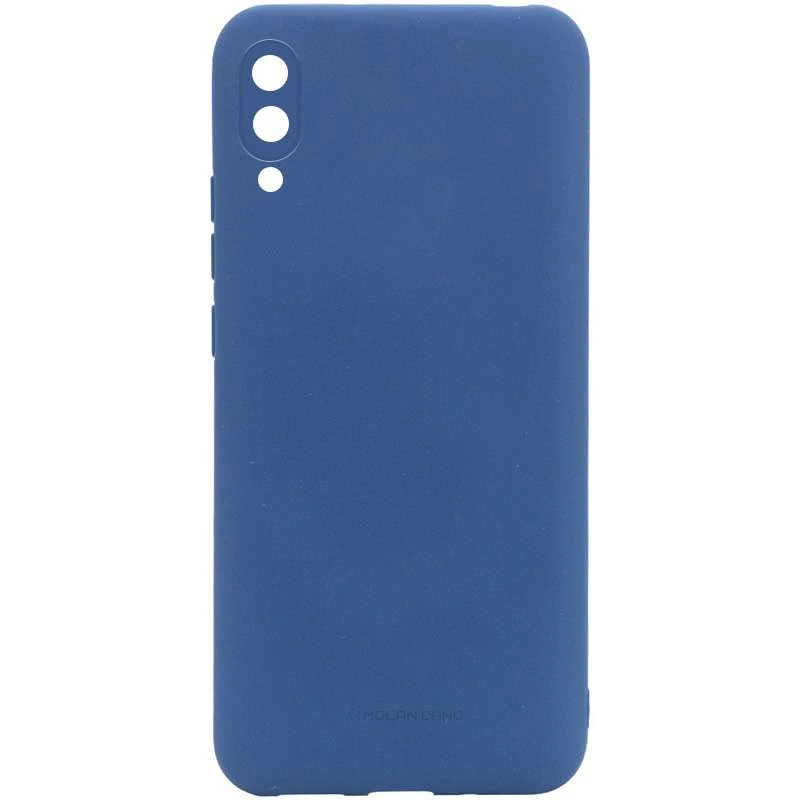 

Силиконовый чехол Molan Cano Smooth для Samsung Galaxy A02 (Синий), Синій
