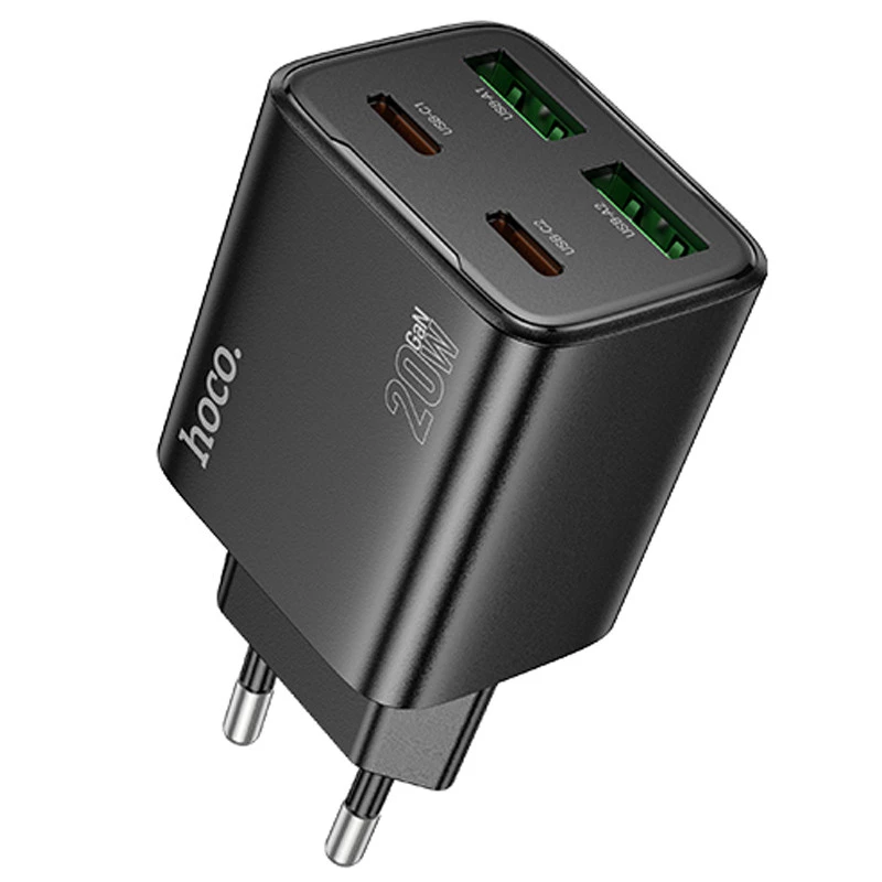 СЗУ Hoco N55 Fundador PD20W four-port (2USB-A/2C) фото 2 из 2