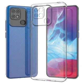 Ультратонкий силіконовий чохол з заглушкою на Xiaomi Redmi 10C фото 1 з 1