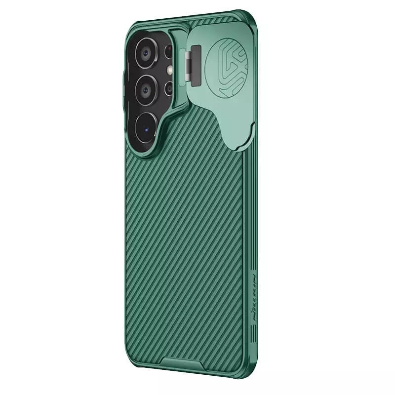 Карбонова накладка Nillkin Camshield Prop для Samsung Galaxy S24 – Deep Green. Фото 3 з 8