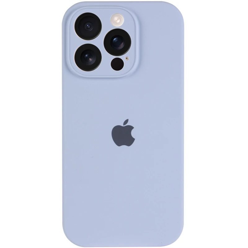 Чохол Silicone Case з захистом камери на Apple iPhone 14 Pro (6.1") – Блакитний / Lilac Blue. Фото 6 з 14