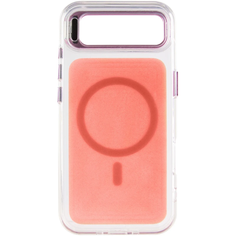 Чехол TPU+PC Jewel Sparkle with MagSafe для Apple iPhone 17 Air (6.5") – Pink Ruby. Фото 5 из 8