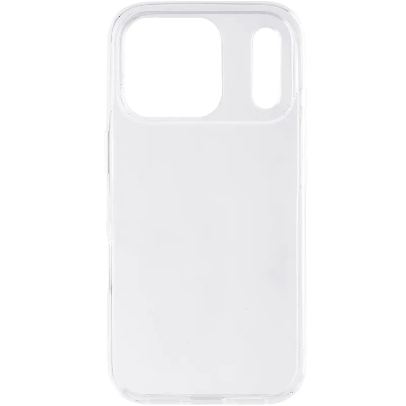 Ультратонкий силиконовый чехол 1 мм для Apple iPhone 17 Pro Max (6.9") – Бесцветный (прозрачный). Фото 3 из 5