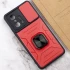 Протиударний чохол Flash зі шторкою для камери та кільцем на Xiaomi 11T / 11T Pro – Red. Фото 7 з 7