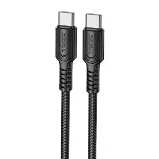 Дата кабель Borofone BX116 Certain Type-C to Type-C 60W (1m) фото 1 из 3