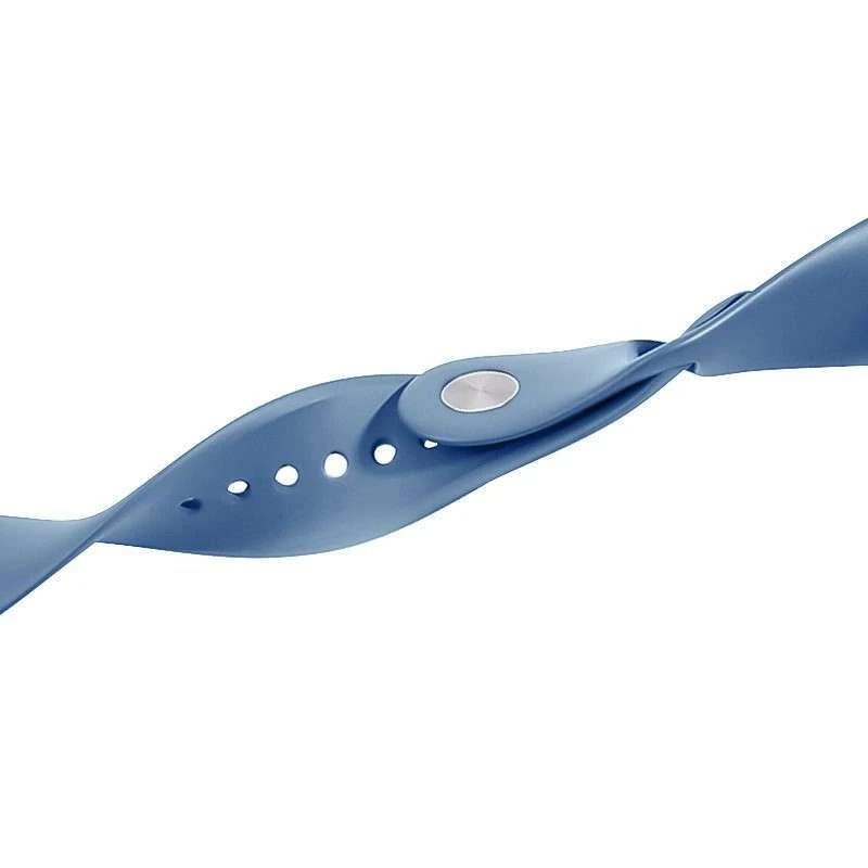 Ремінець Hoco WA01 Flexible series Apple watch (42/44/45/49mm) – Misty Blue. Фото 2 з 2