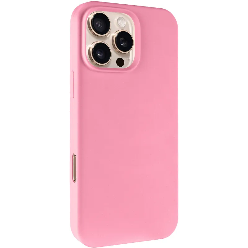 Чехол Silk Full Protective (AA) NO LOGO для Apple iPhone 16 Pro – Розовый / Pink. Фото 1 из 9