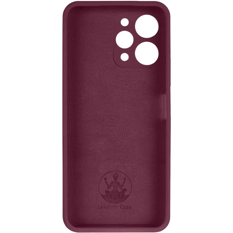 Чохол Silicone Case Lakshmi Premium із закритою камерою для Xiaomi Redmi 12 – Бордовий / Plum. Фото 7 з 10
