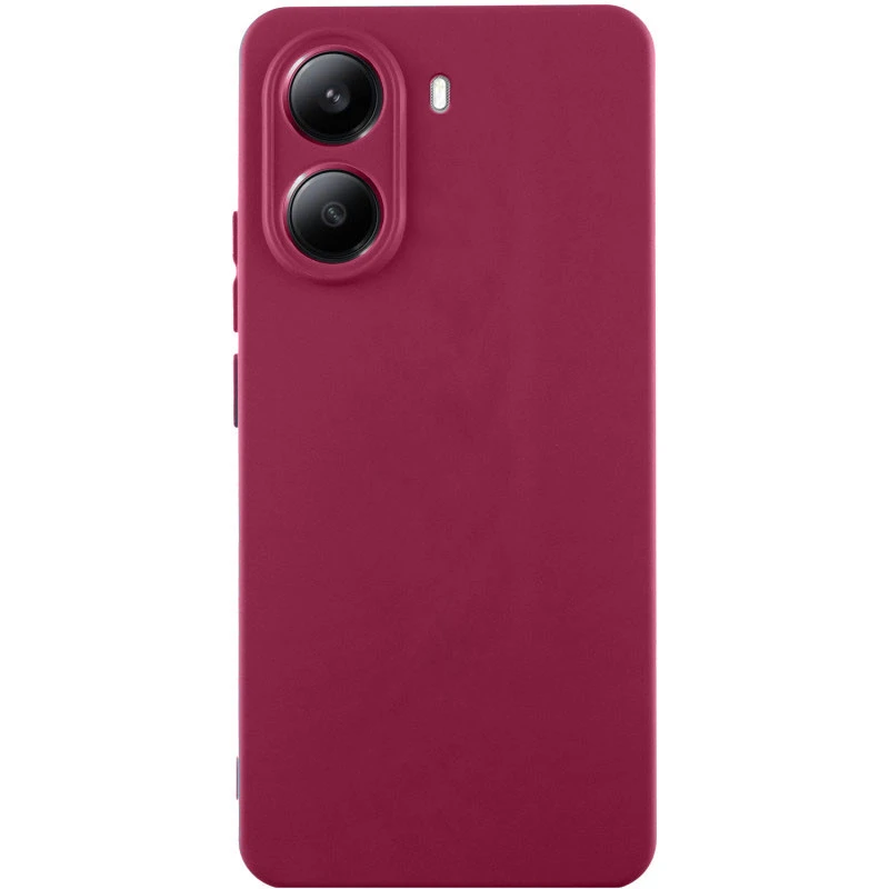 Чехол Silicone Case Lakshmi Premium з закритою камерою на Motorola Edge 50 Fusion – Бордовый / Plum. Фото 1 из 1