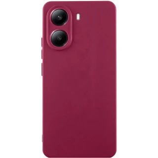Чехол Silicone Case Lakshmi Premium з закритою камерою на Motorola Edge 50 Fusion — Бордовый / Plum