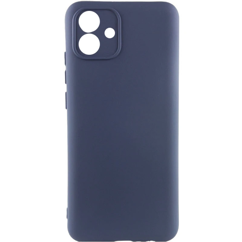 Чохол Silicone Case Lakshmi Premium із закритою камерою для Samsung Galaxy A04e – Темно-синій / Midnight blue. Фото 1 з 11