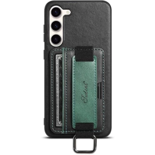 Багатофункціональний чохол-гаманець для Samsung Galaxy S24+ — Чорний / Black