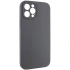 Чохол Silk Full Camera Protective (AA) NO LOGO для Apple iPhone 12 Pro (6.1") – Сірий / Dark Gray. Фото 2 з 6