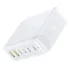 СЗУ Baseus EnerFill FH21 PD120W+QC3.0 6in1 (2USB-A/4C) (E0120T) – Moon White. Фото 3 из 3