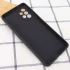 Цветной силиконовый чехол с защитой камеры для Samsung Galaxy A52 4G / A52 5G – Черный / Black. Фото 4 из 6
