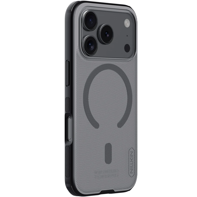 Чехол Nillkin Matte Magnetic Pro для Apple iPhone 17 Pro (6.3") – Transparent black. Фото 1 из 6