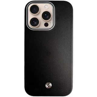 Чехол PC+Leather SGP with MagSafe для Apple iPhone 16 Plus — Black