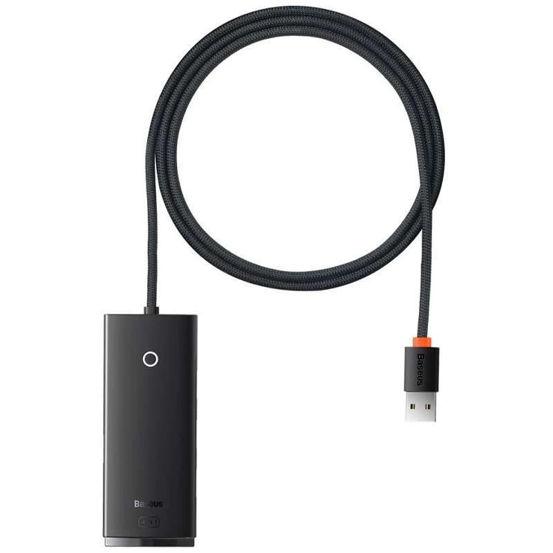 

Перехідник HUB Baseus Lite Series 4in1 (USB-A to 4xUSB 3.0) 1m (WKQX03)