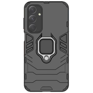 Протиударний чохол Transformer з кільцем на Samsung Galaxy A25 5G — Чорний / Soul Black
