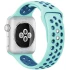 Силиконовый ремешок Sport Nike+ для Apple watch 42mm / 44mm – Marine green / Blue. Фото 2 из 2