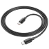 Дата кабель Hoco X96 Hyper Type-C to Type-C 100W (1m) – Black. Фото 4 з 6