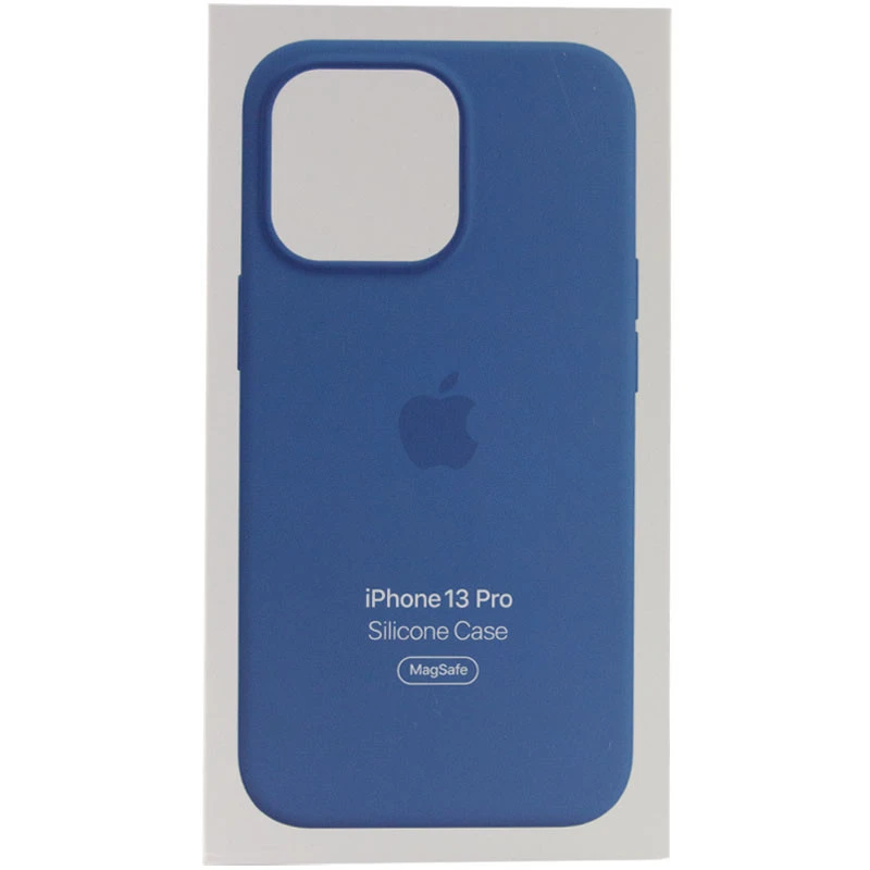 Чохол Silicone case (AAA) with Magsafe and Animation для Apple iPhone 13 Pro (6.1") – Синій / Blue Jay. Фото 5 з 7