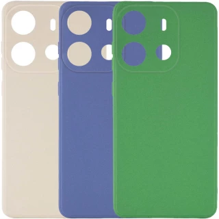 Цветной силиконовый чехол с защитой камеры для Tecno Spark Go 2023 фото 1 из 1