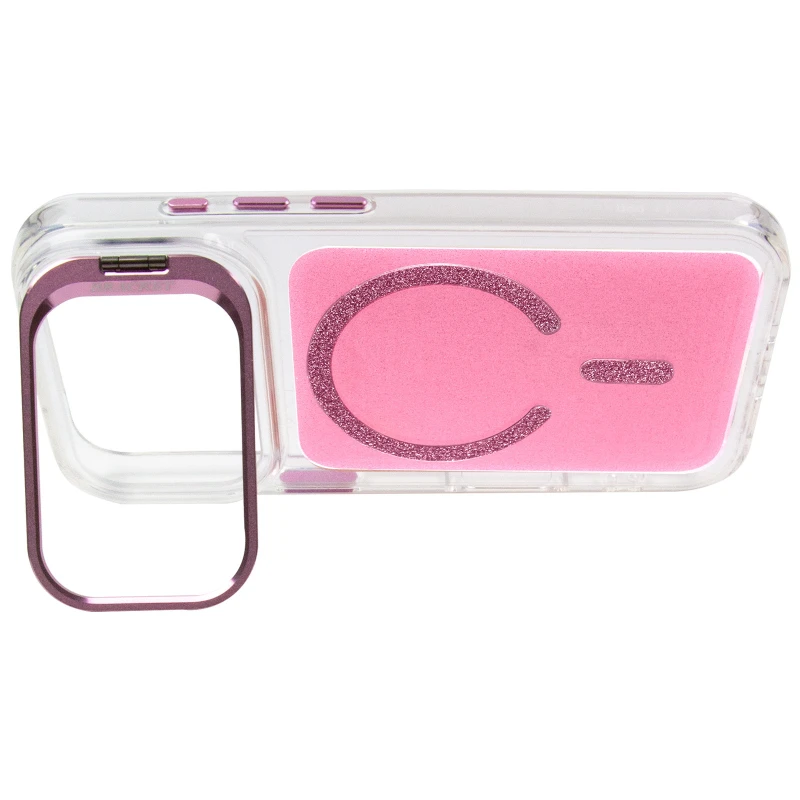 Чохол TPU+PC Jewel Sparkle with MagSafe для Apple iPhone 17 Pro (6.3") – Pink Ruby. Фото 8 з 8