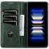 Шкіряний чохол-книжка AZNS Classic series для Samsung Galaxy S26 Ultra – Dark Green. Фото 3 з 4