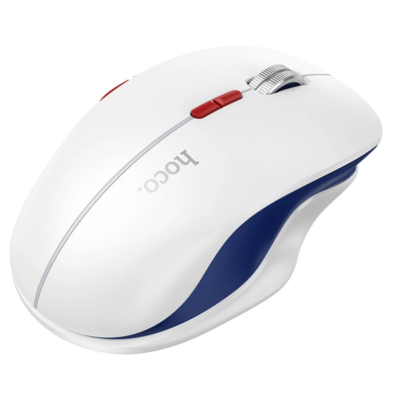 Миша бездротова Hoco GM40 Dixon RGB dual-mode – Space White. Фото 2 з 4