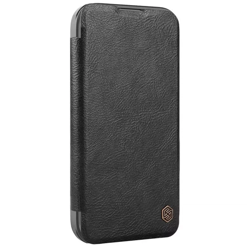 Шкіряний чохол (книжка) Nillkin Qin Prop для Apple iPhone 16 Pro Max – Black. Фото 1 з 6