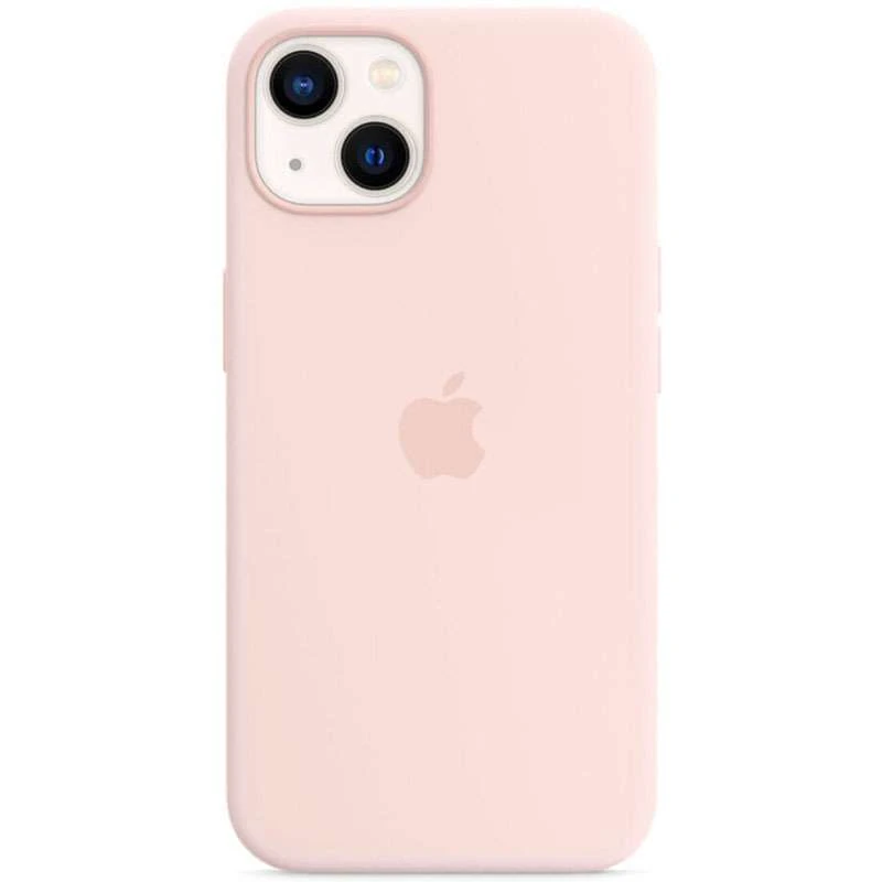 Чехол Silicone Case с закрытым низом для Apple iPhone 13 (6.1") – Розовый / Chalk Pink. Фото 2 из 4